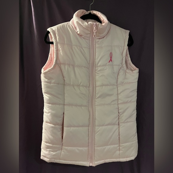 Mypink quilted, breast, cancer vest - Picture 1 of 7